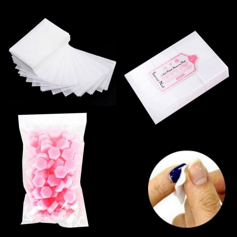 네일아트 소품 네일솜 1000pcs 육각젤와이퍼 100pcs
