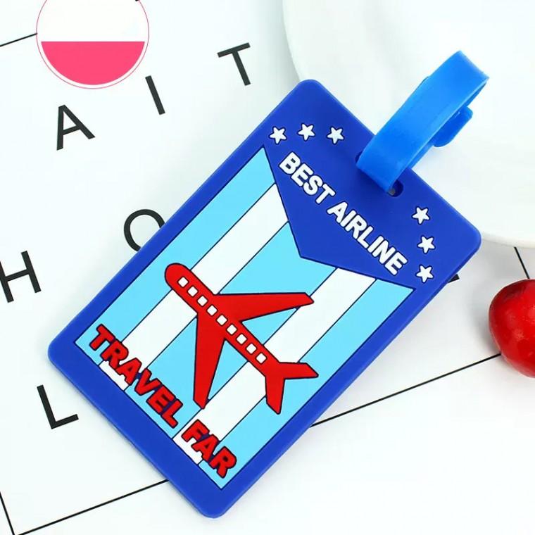 SelM 여행용 네임택 블루 네임태그 가방 이름표 캐리어 수화물 여행 배낭 카드