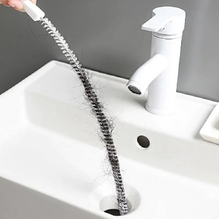 SelM 세면대 배수구 뚫기 머리카락 제거 하수도 막힘 배수관 뚫기