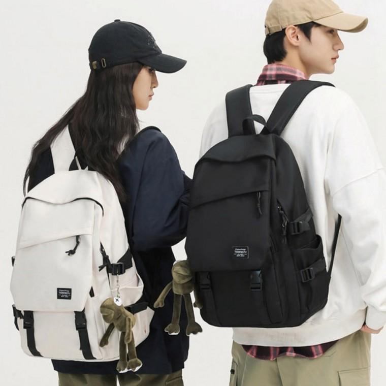 전면 이중 포켓 생활 방수 데일리 남여공용 백팩