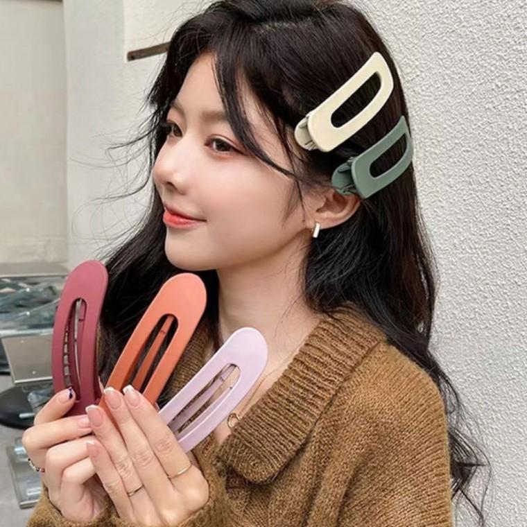 대왕 대형 헤어 악세 머리 클립 데일리 여성 집게핀