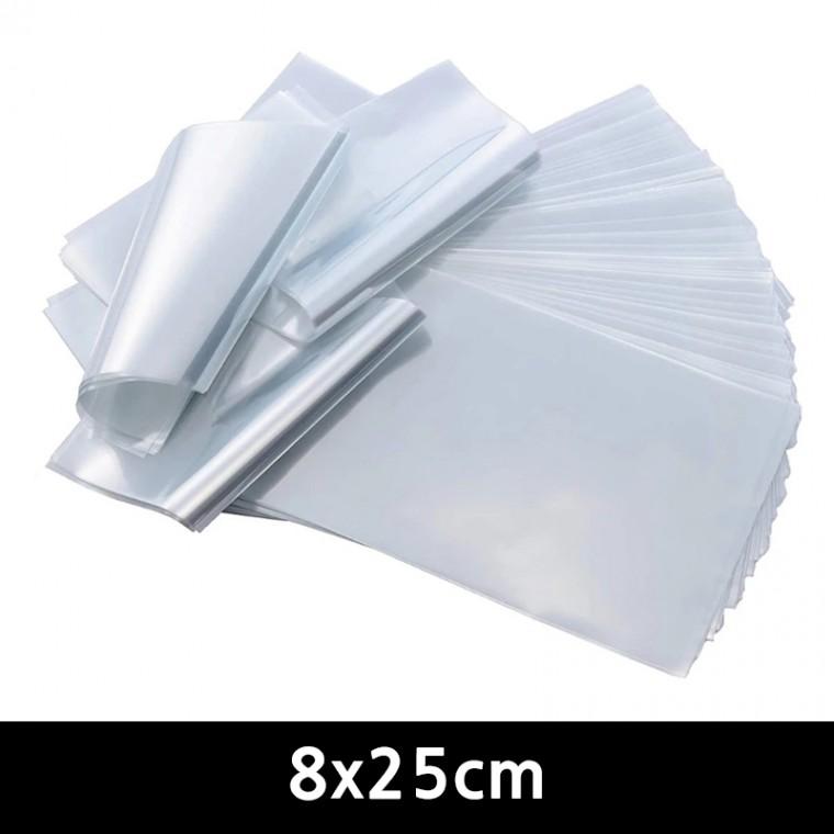 SelM 열 수축 필름 8X25cm 10매 밀봉 신발 장기 보관 드라이기 압축랩 압축 비닐