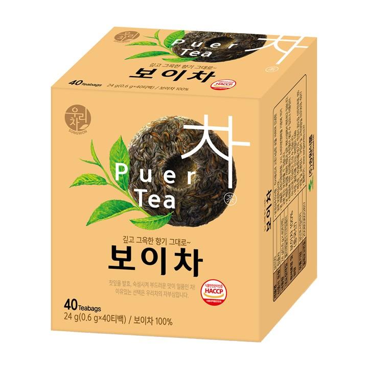 송원 보이차 40티백