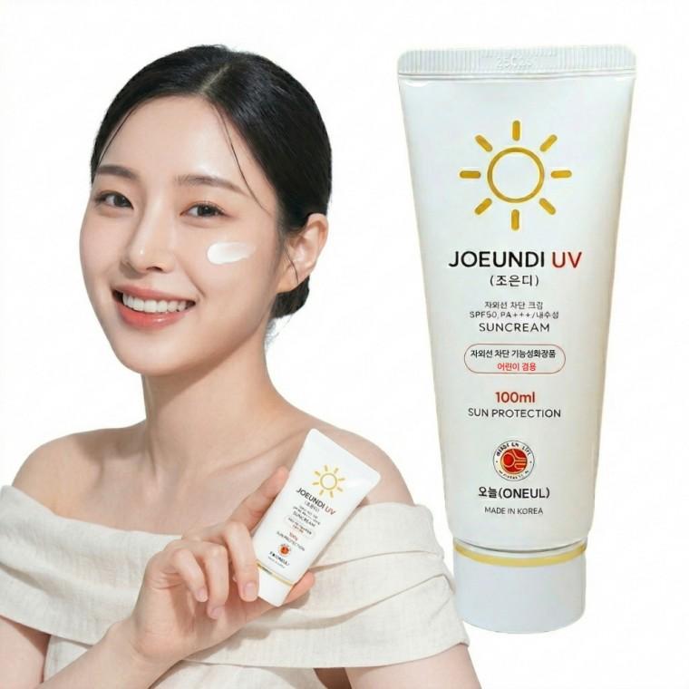 선크림 자외선 차단 SPF50 / PA+ 조은디선크림 선케어 100ml