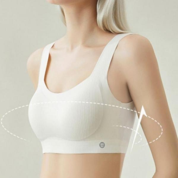 나시 골지심 브라 리스백 브라탑 등파인 브래지어