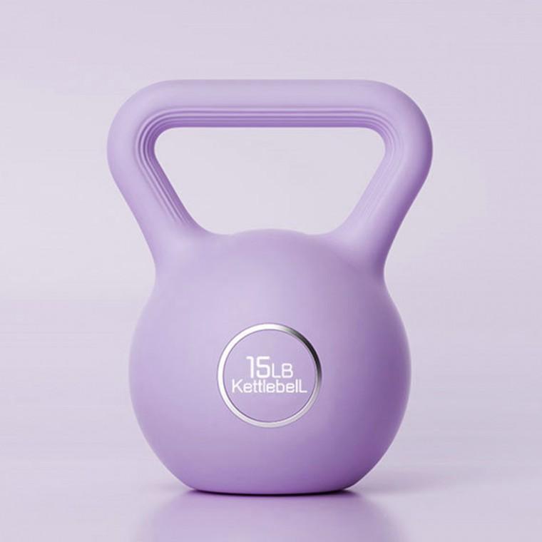 힙바디 홈트 피트니스 케틀벨 6.8kg (퍼플)