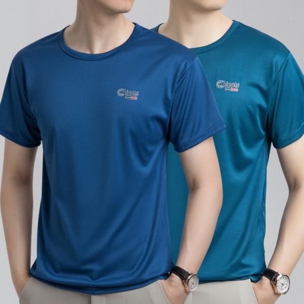 2500배송 남성 아이스 메쉬 반팔티 빅사이즈 여름 남자 작업복 쿨티셔츠