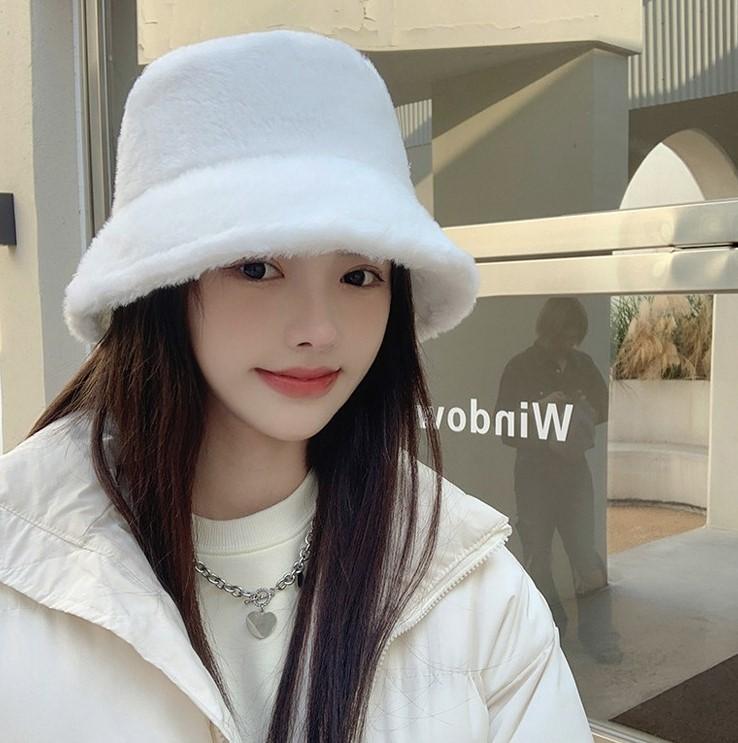 마리 극세사 버킷햇 털모자 방한 털모자 겨울모자 스키장모자 극세사모자 겨울버킷햇 겨울벙거지