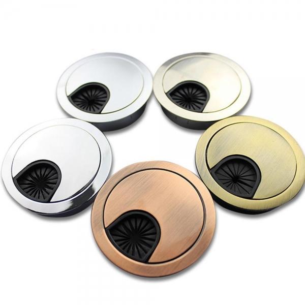 케이블아웃렛 60mm 펄크롬 전선캡 홀커버 마개