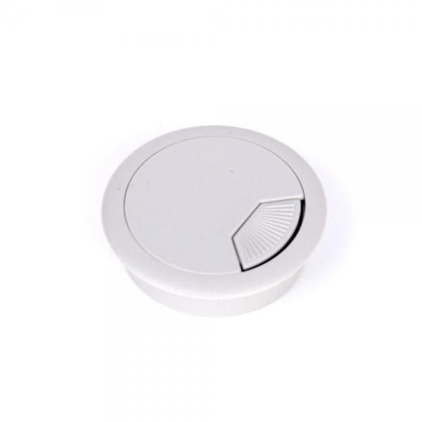회전형 전선캡 홀캡 화이트 53mm