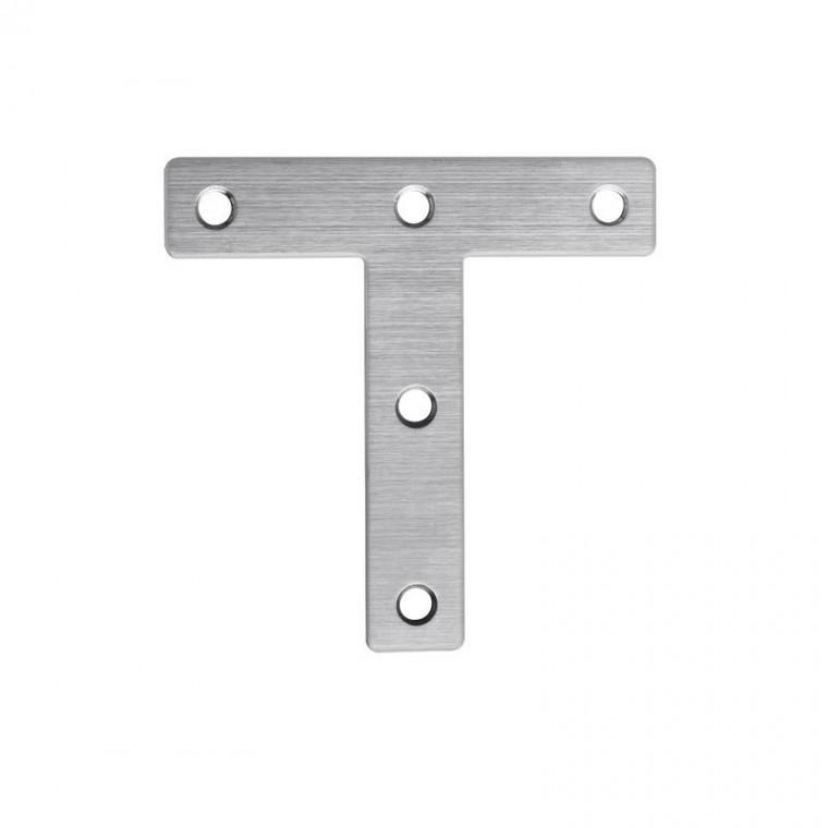 SelM 1P 80x80mm 다목적 T자형 평철 브라켓 꺽쇠 목재 목공 보강 철물 고정