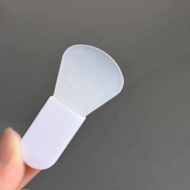 SelM 부채모양 실리콘 브러쉬 팩브러쉬 모델링 팩붓 얼굴붓 브러시 마사지 주걱
