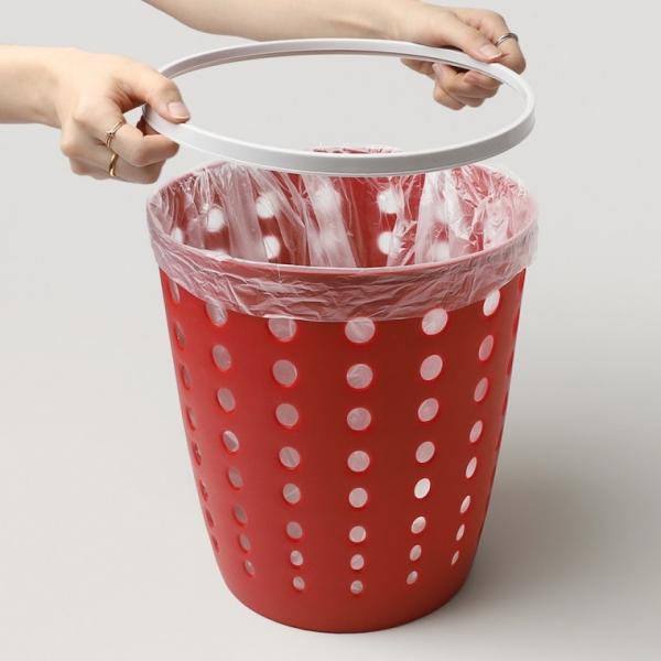 편리한 오픈형 통풍형 가정용 타공 휴지통 6.5L 10L