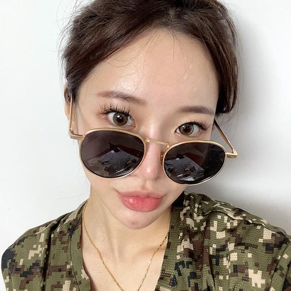 여성 동그리 패션 데일리 자외선 차단 선글라스 7785