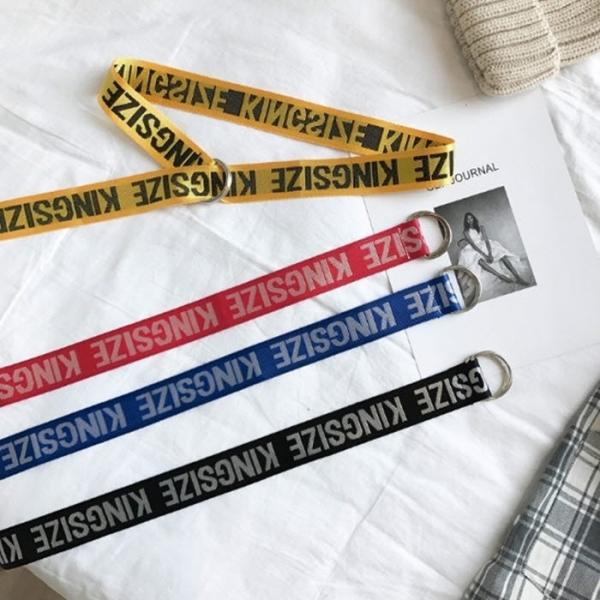 스트릿 패션 링 벨트 4color 남자 여자 스트랩 벨트 힙합 인싸템 허리띠