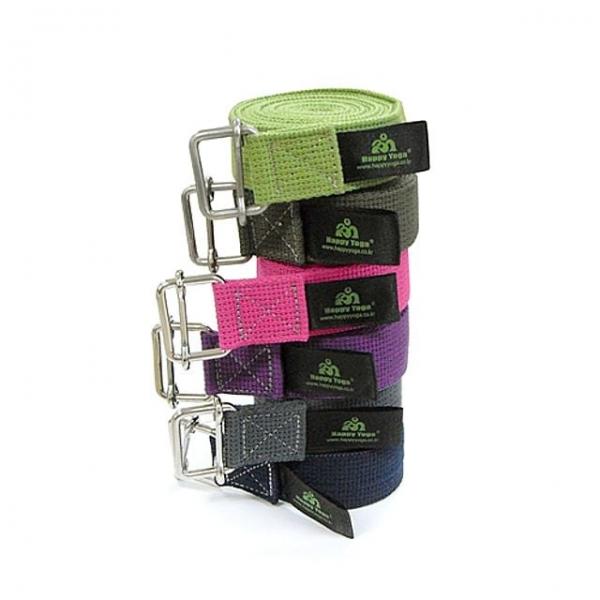 국산제품 HAPPYYOGA 正品 요가벨트 3M(카키)