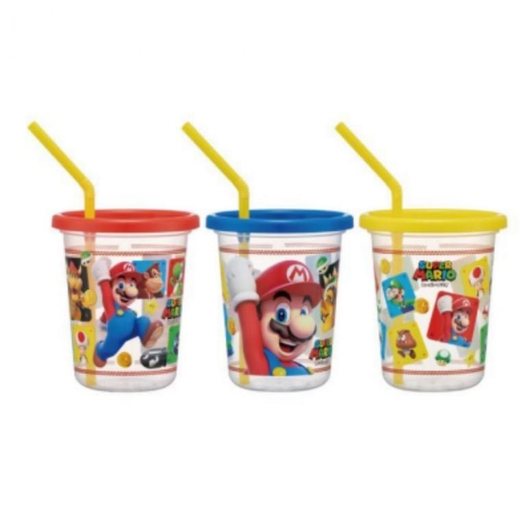 캐릭터 스트로 컵 빨대컵 텀블러 3P 세트 320ml
