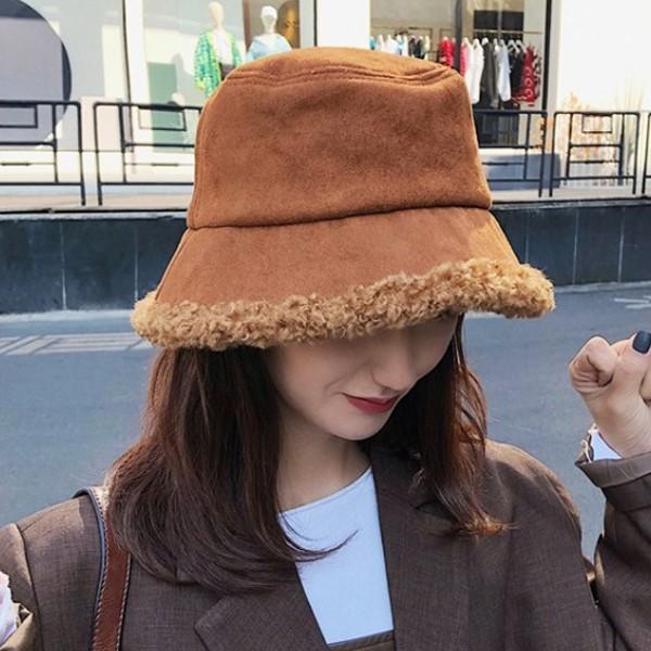 남여공용버킷햇 털모자 벙거지 방한모자 LK-HT10