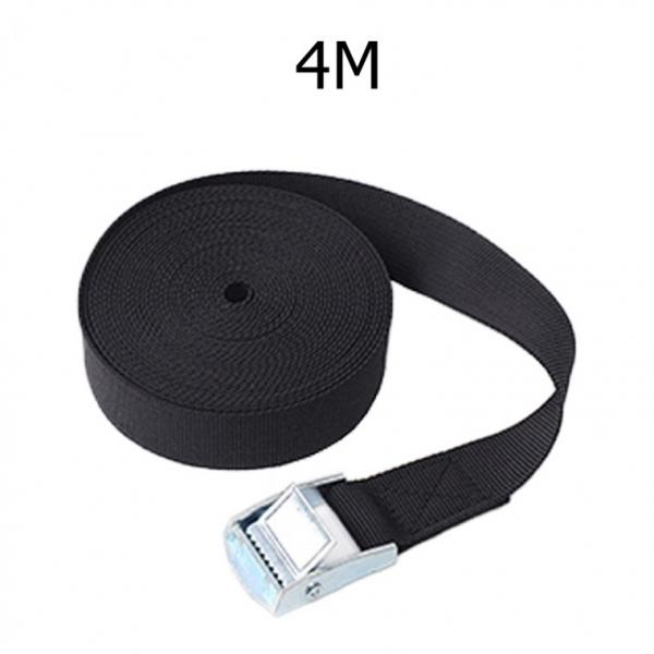 화물 고정 벨트 화물차 탑차 용달차 오토바이 버클 짐바스트랩 벨트 블랙 4M