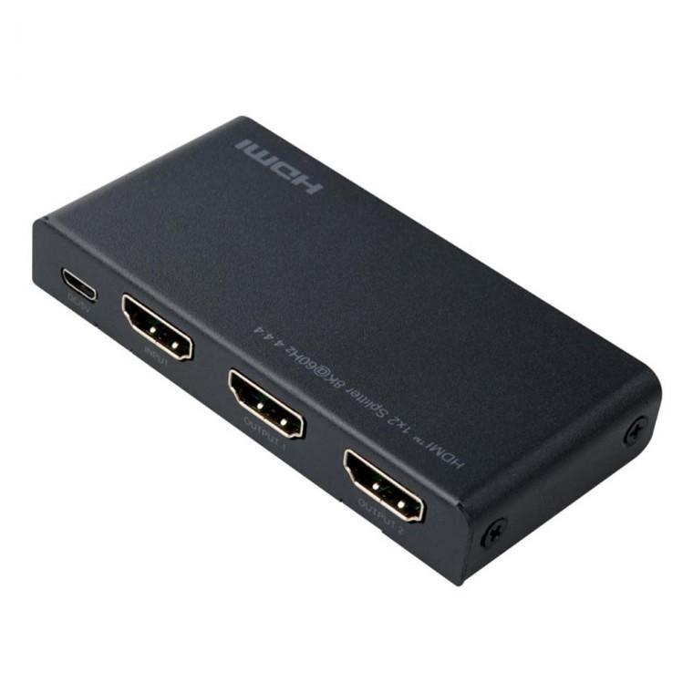 8K 4K HDMI 분배기 1 IN 2 모니터 프로젝터 빔프로젝터 DVD플레이어 HDR UHD 화면