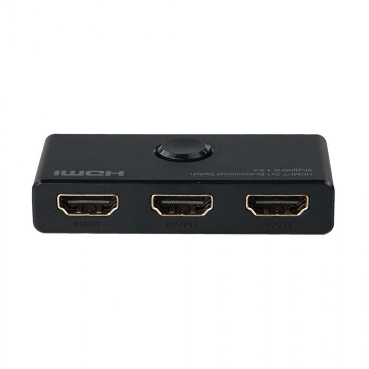 8K 4K HDMI 양방향 선택기 1 IN 2 고해상도 화질 실감 영화 HDR UHD
