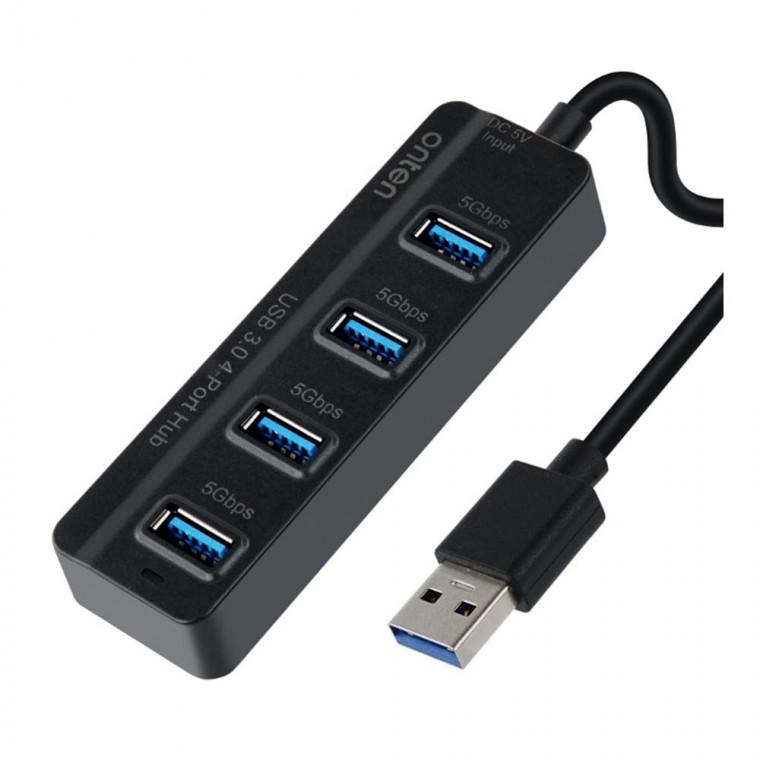 USB 3.0 허브 4포트 스마트폰 태블릿 랜카드 메모리 키보드 마우스 5Gbps