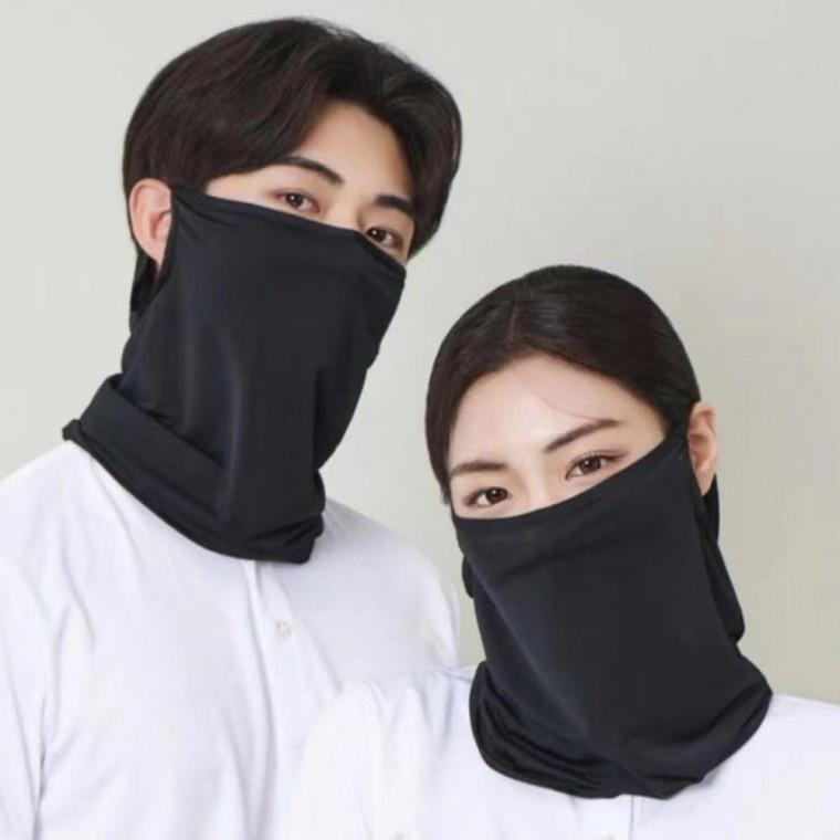 3색 1개 자외선차단 쿨마스크 얼굴 햇빛가리개 얼굴가리개 안면마스크 여름용