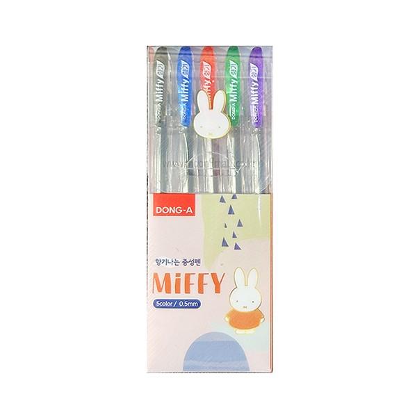동아 미피 향기나는 중성펜 0.5mm 5색세트