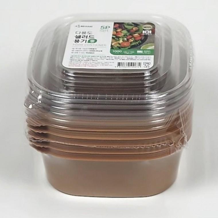 리담 다용도 샐러드용기 1000ml 5P