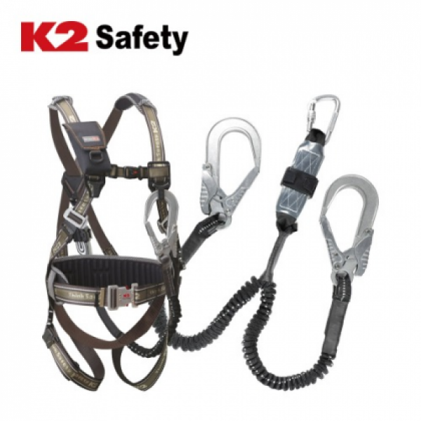 K2 세이프티 전체식벨트 KB-9201(Y) (BR/더블엘라)
