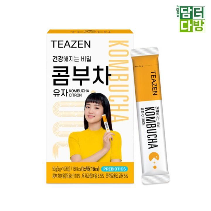 (무배) 티젠 콤부차 유자 10스틱