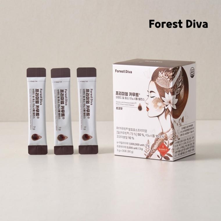프리미엄 카무트 브랜드밀 효소 이노시톨 밸런스 초코맛 3g x 30포