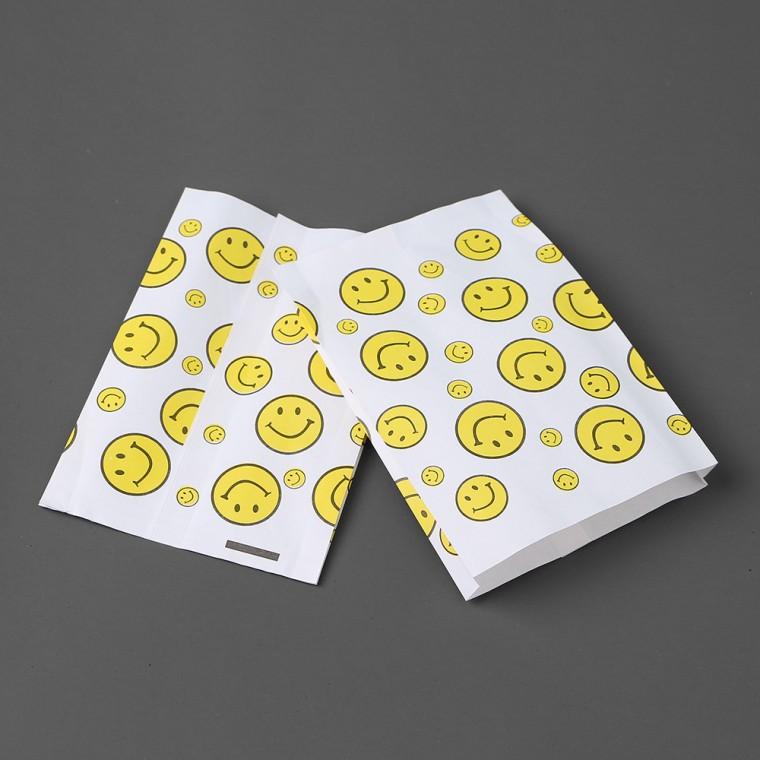 옐로 스마일 페이퍼백 답례품 선물백 M형 90p 11x16