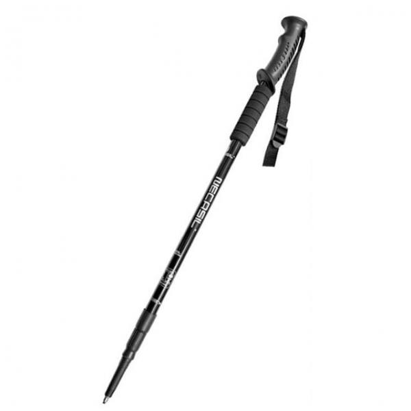 등산용스틱 등산지팡이 원트레킹 3단 길이조절 등산스틱 블랙 (135cm)