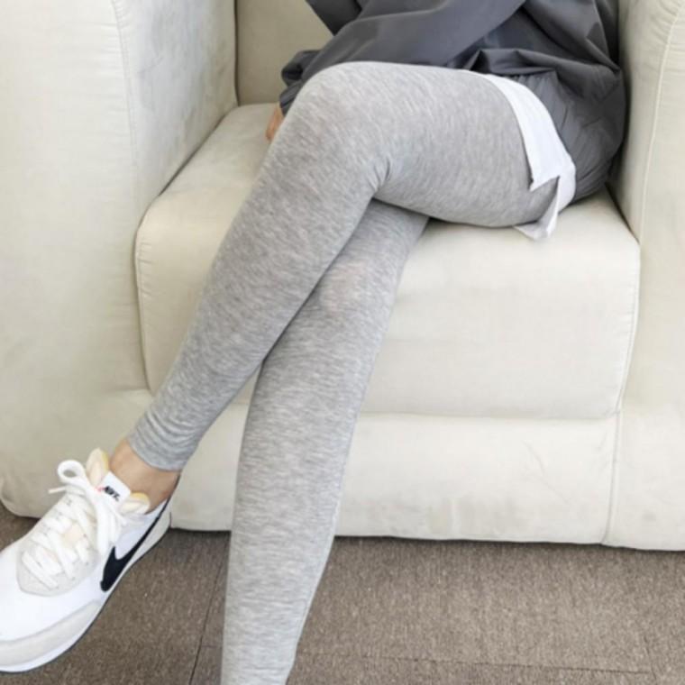 여성 9부 레깅스 사계절 스판 베이직 운동 쫄바지