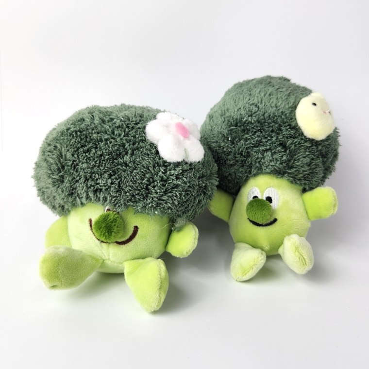 브로콜리 인형 봉제 열쇠 고리 가방 펜던트