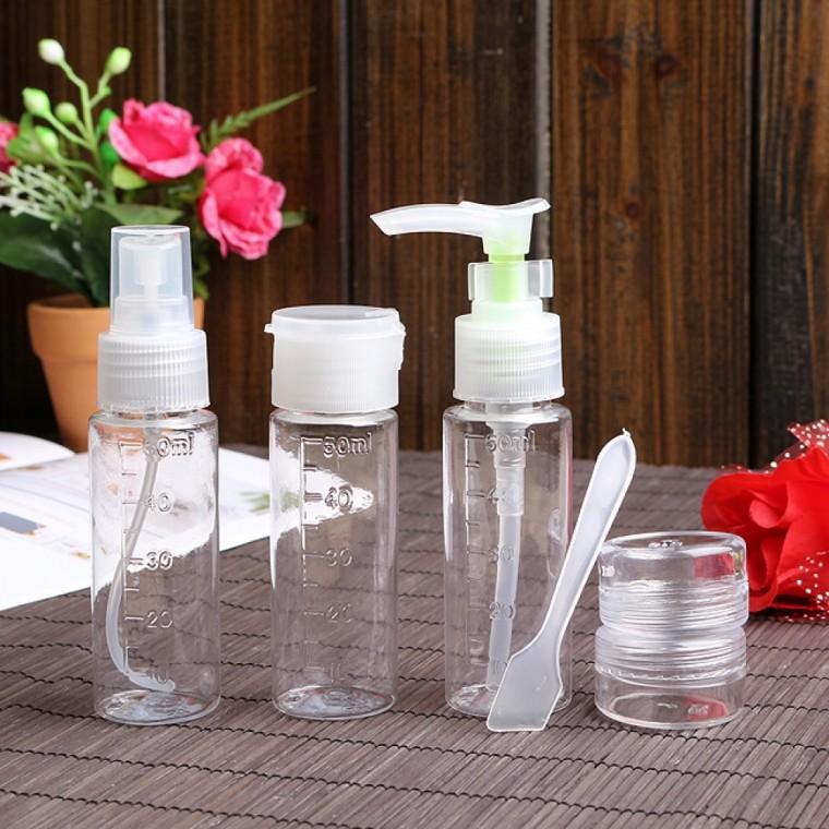 휴대용 투명 화장품 공병 리필 용기 (6종세트 50ml)