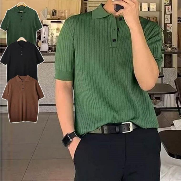 데일리룩 티셔츠 남성니트 남성 니트 카라 데이트룩 모두팜