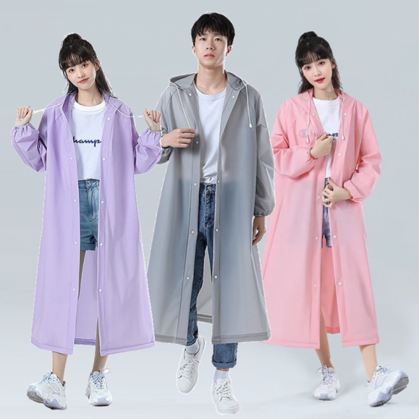 런칭특가 고품질 EVA 성인용 우비 무광 파스텔 150g 등산 낚시 캠핑 콘서트 비옷 레인코트 우의 16
