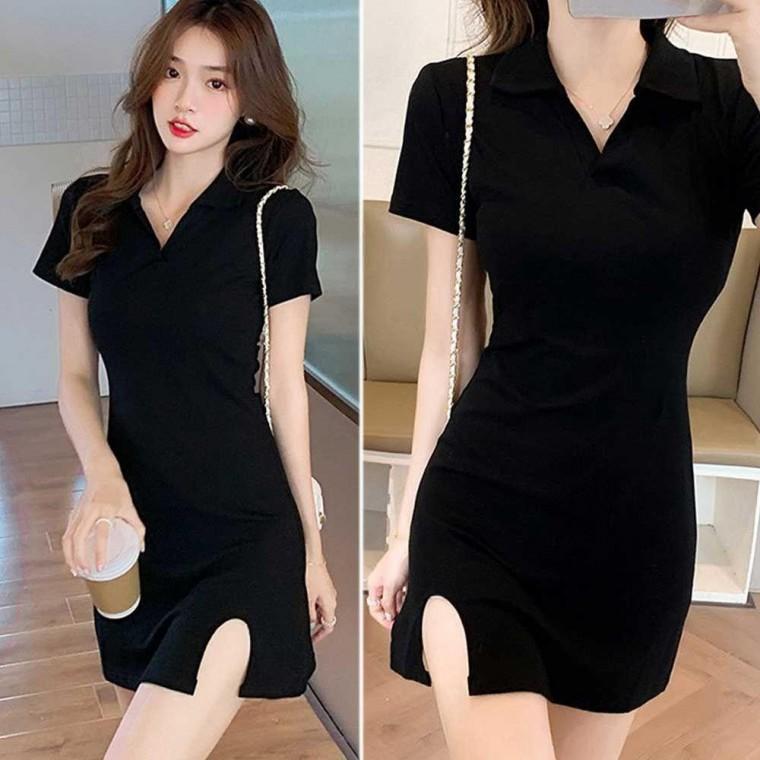 여자 파티 여성원피스 원피스 블랙 룩 클럽 데이트 미니 슬림핏 모두팜