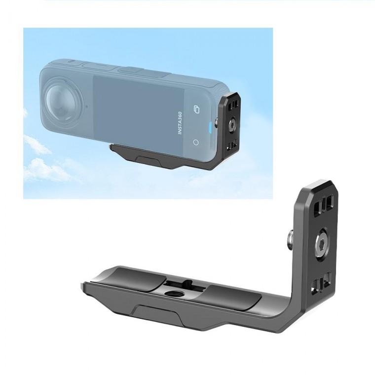 Insta360 X5 X4 X3 가로 세로 마그네틱 메탈 브라켓 프레임 케이스 셀피스틱 삼각대 연결