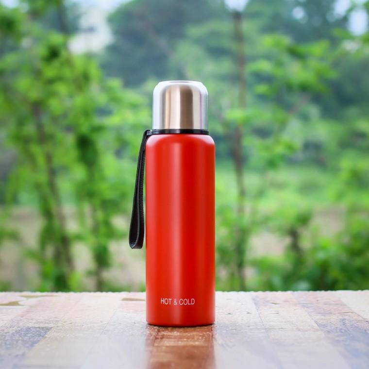 핫쿨스 차우림 거름망 보온물병 보온병(800ml 레드)