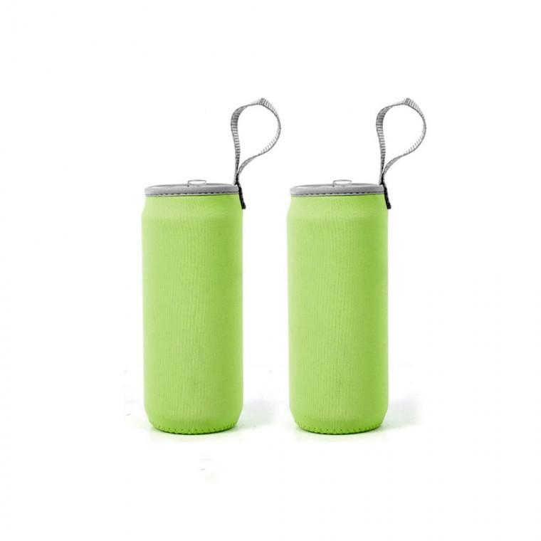 포미퓨어 보온보냉 물병 파우치 2p세트 280ml(그린)