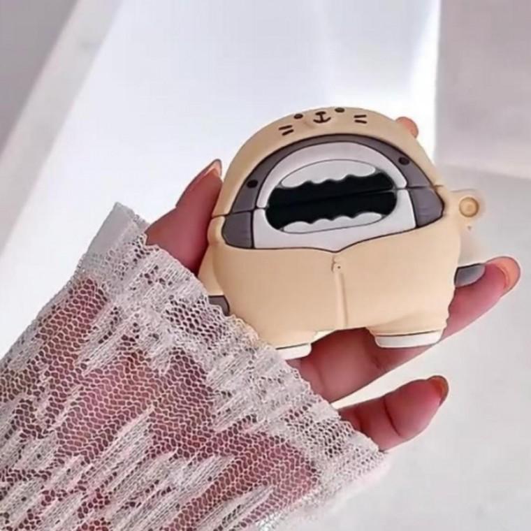 무선 이어폰 에어팟 보호 상어 샤크 캐릭터 케이스