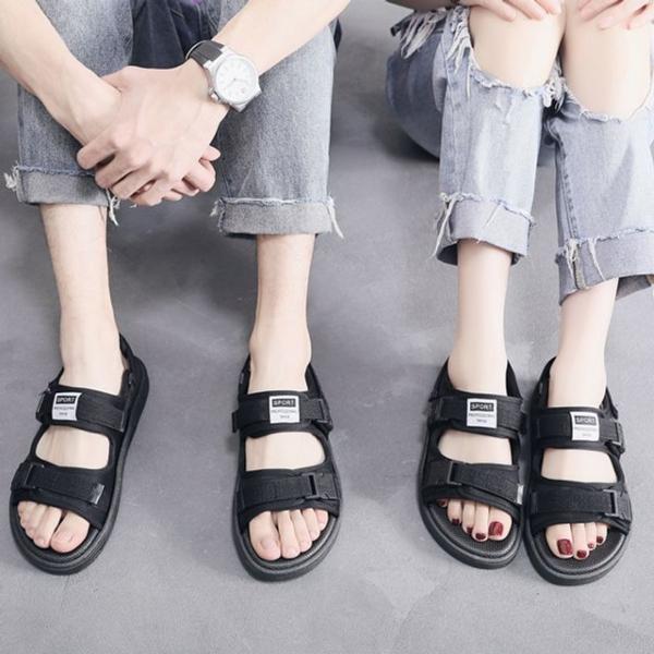 남여공용 스트랩샌달 캐주얼샌들 버클 아쿠아슈즈