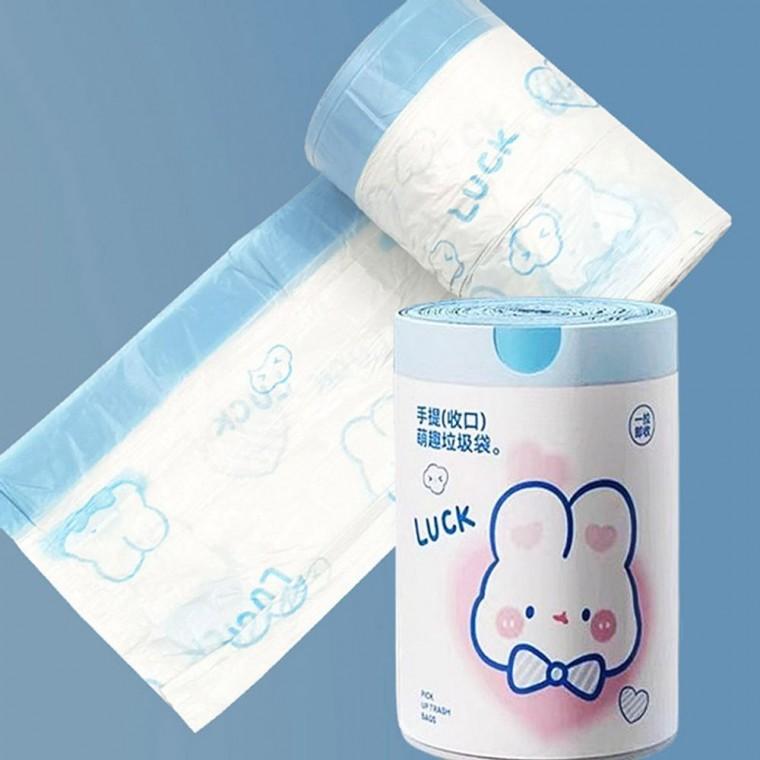 비닐봉투 70매 토끼 쓰레기봉투 쓰레기