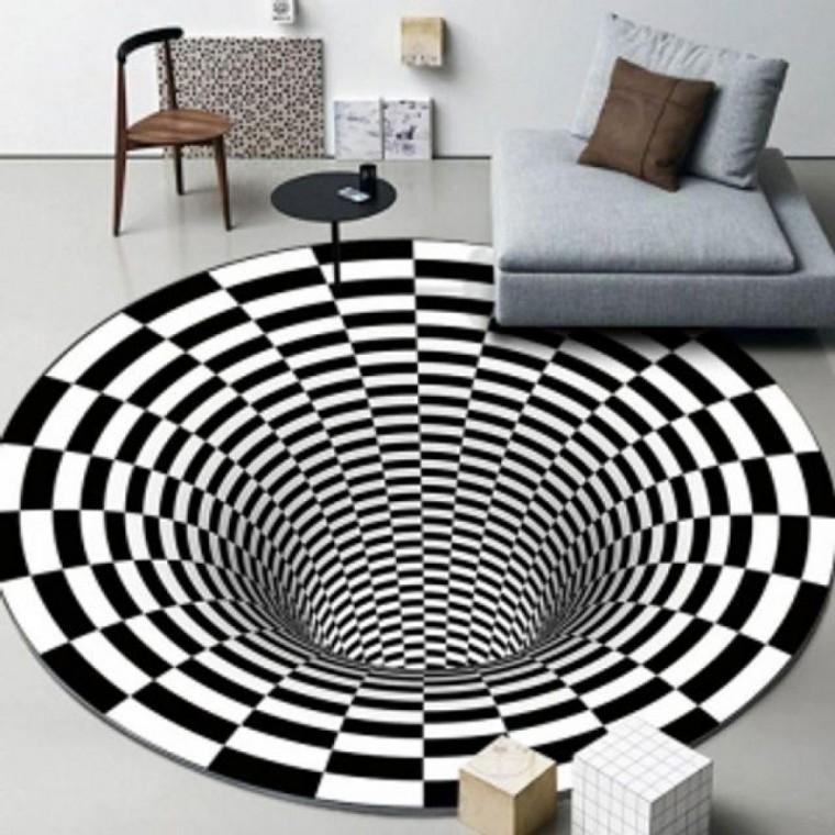 홀인3D입체착시매트(100cm)러그
