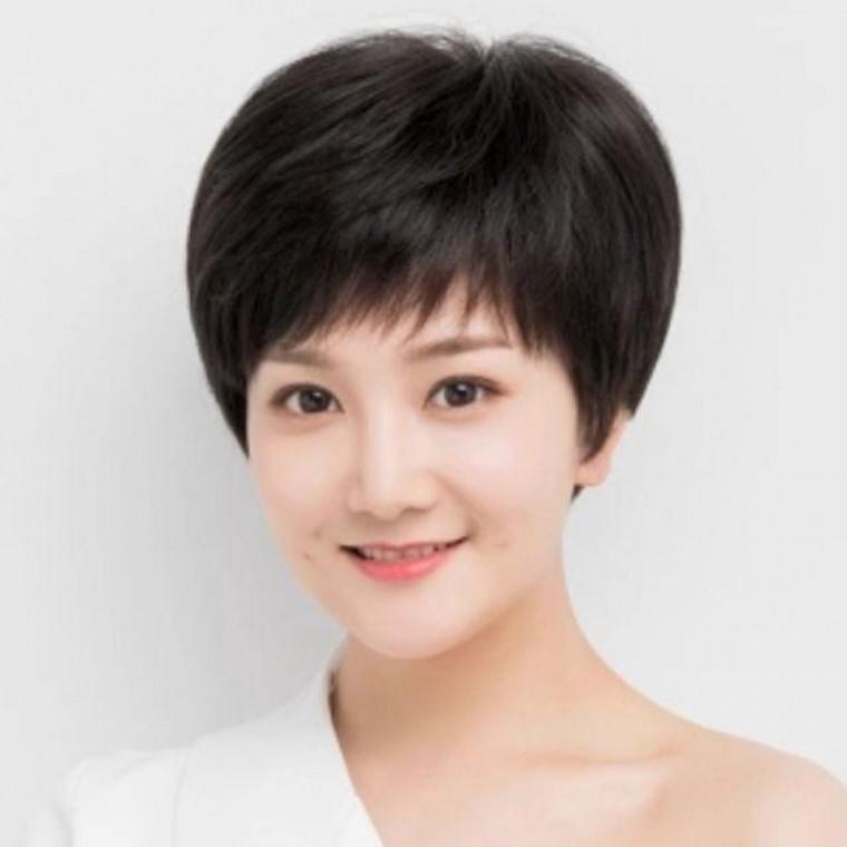 완벽커버인모정수리가발(블랙)여성탑커버부분가발