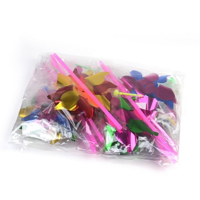 반짝이 바람개비 완성 10개입 DIY