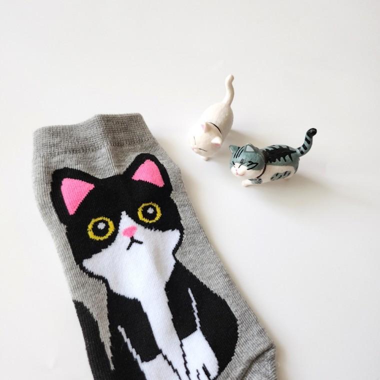 고양이 양말 그레이 cat socks 캣 삭스